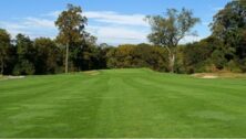 The golf course at the Paxon Hollow Country Club.