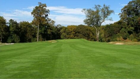 The golf course at the Paxon Hollow Country Club.