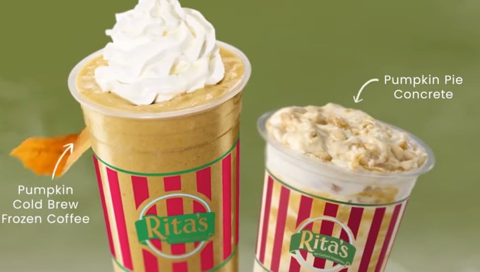 Rita's italian ice pumpkin flavor