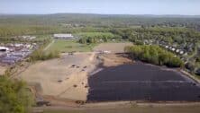 aerial view of superfund site