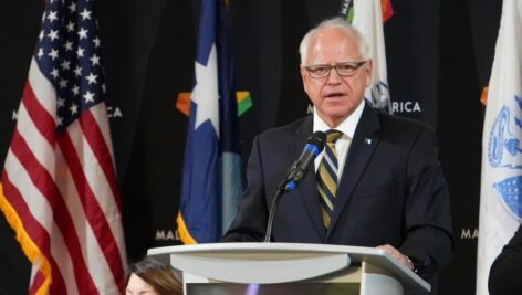 Minnesota Governor and Democratic vice presidential nominee Tim Walz.