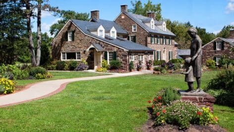 The Pearl S. Buck House National Historic Landmark museum in Bucks County.