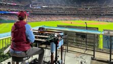 Brian “Maestro” Anderson at the Citizens Park organ.