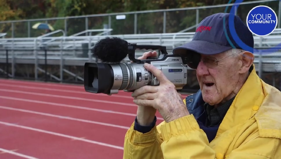 Robert Heath with his camera.