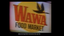 A still from a vintage Wawa commercial.