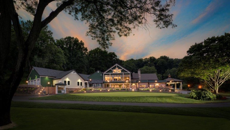 The Whitford Country Club clubhouse.