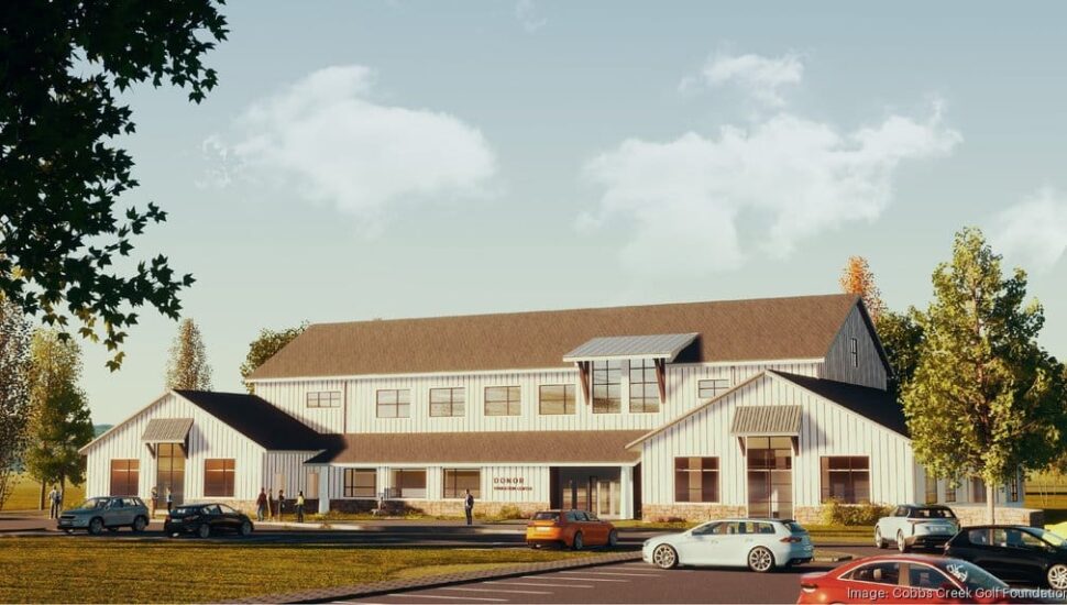 A rendering of the TGR Learning Lab planned for the Cobbs Creek Golf Course as pat of the $100 million restoration project.