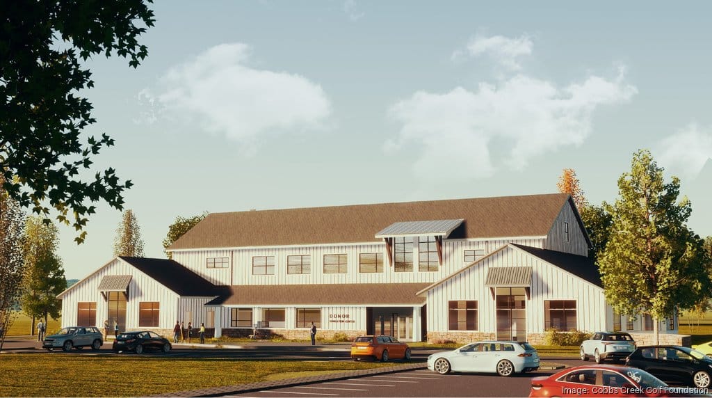 A rendering of the TGR Learning Lab planned for the Cobbs Creek Golf Course as pat of the $100 million restoration project.