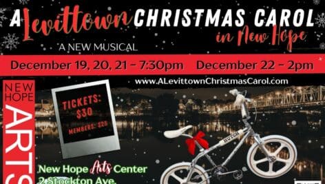 "A Levittown Christmas Carol" flyer.