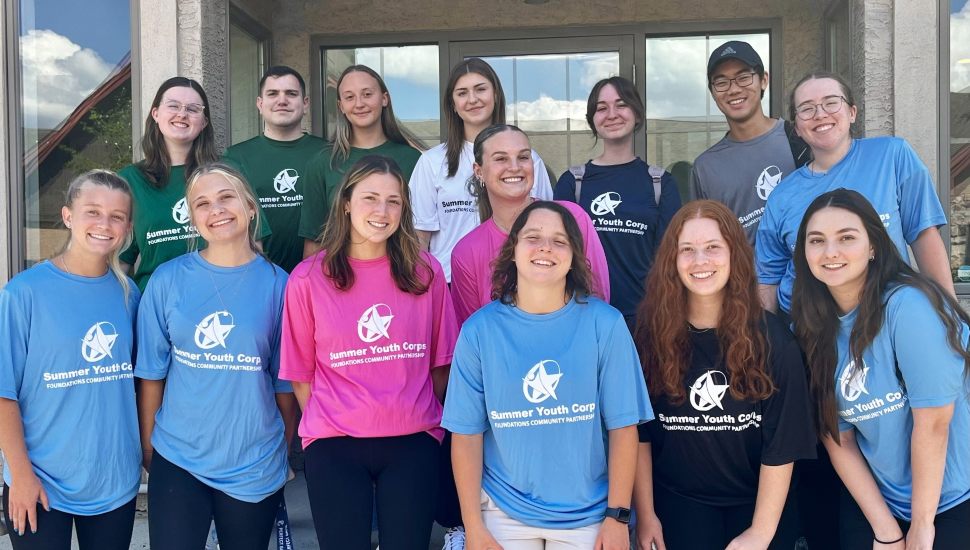 The 2024 Summer Youth Corps interns and program supervisor.