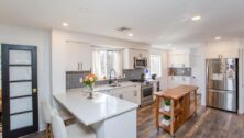 Interior of a Mike and Erin Ward's home in the kitchen.