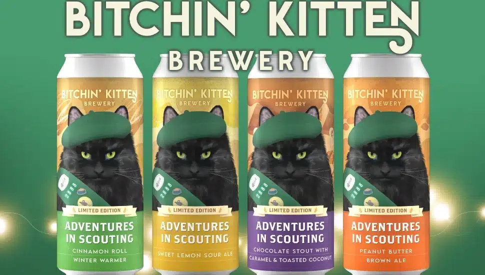 Bitchin' Kitten Girl Scout Beer