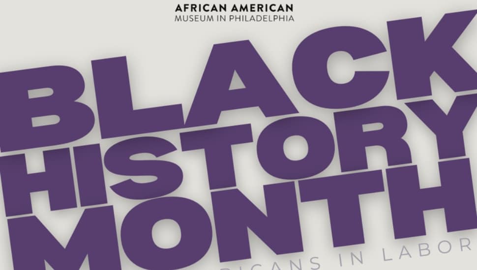 Black History Month at AAMP graphic.