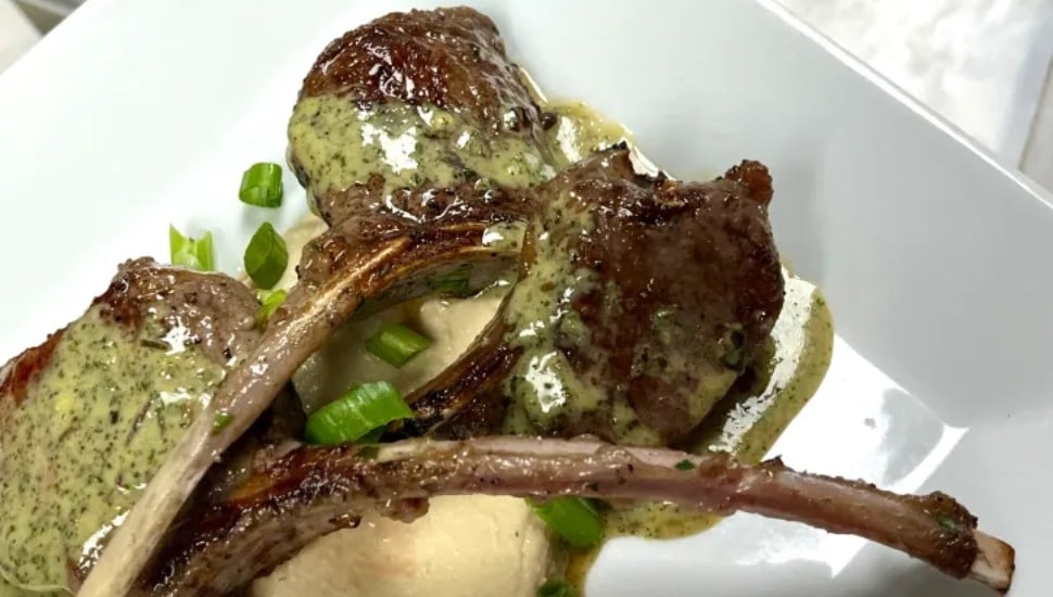 An entree from Departure Restaurant & Lounge in Media.