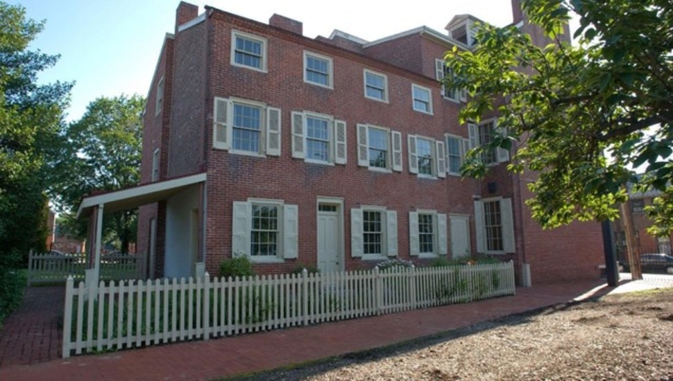 Exterior of the Edgar Allan Poe National Historic Site.
