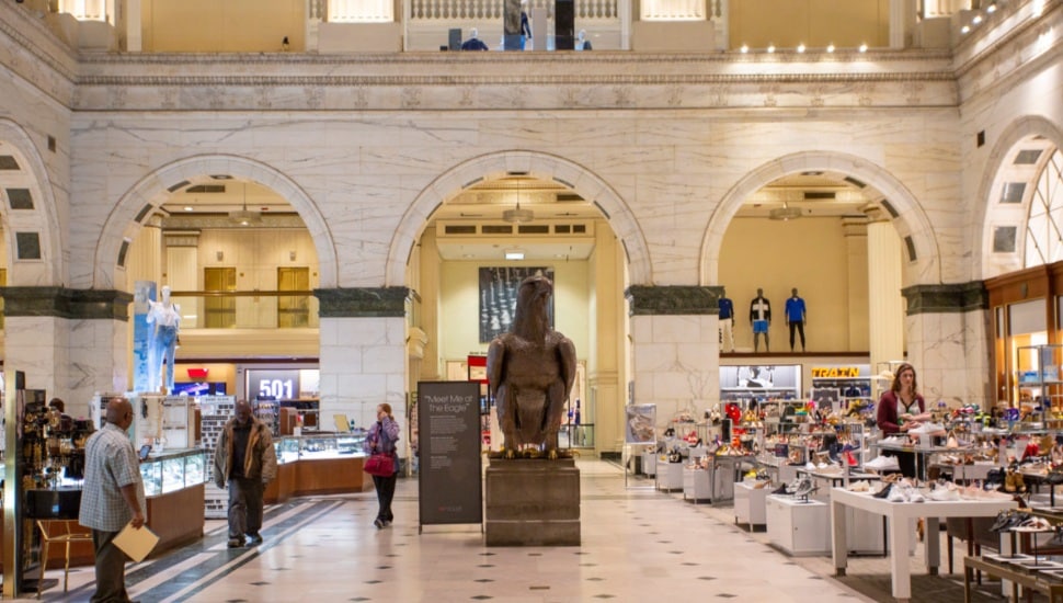 Inside Macy's Center City store.