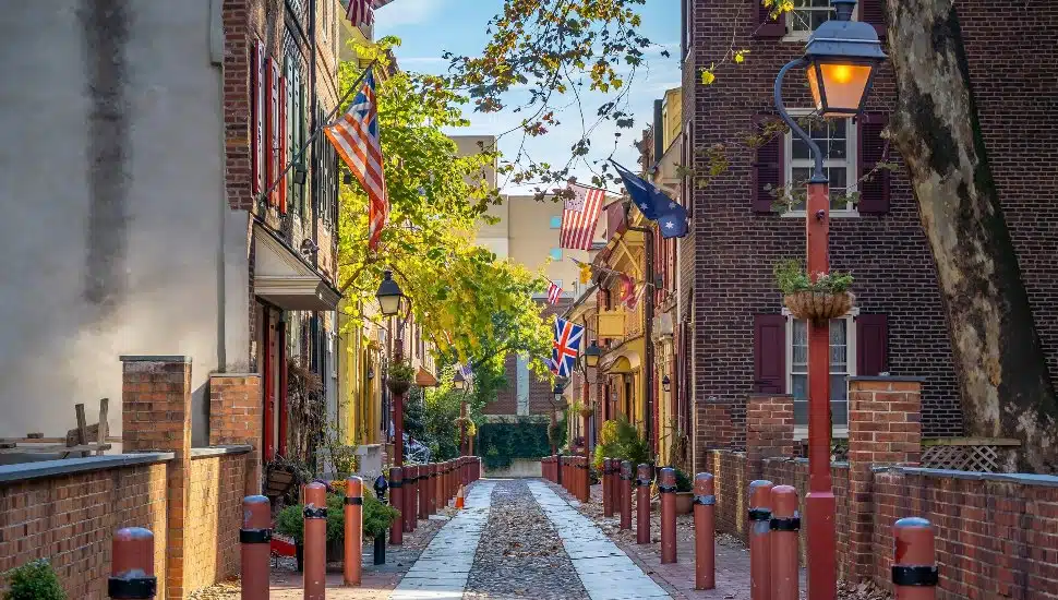 Homes in Old City Philadelphia.