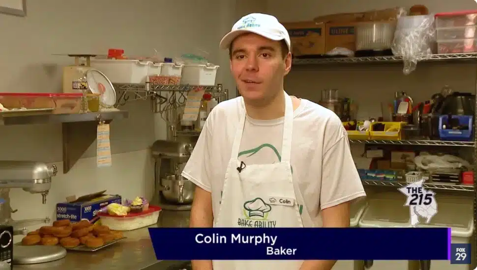 Colin Murphy a baker at Bake Ability.