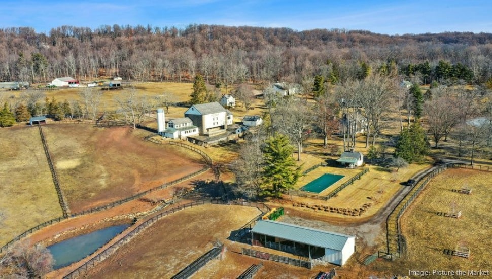 Aerial view of Elk Creek Farms