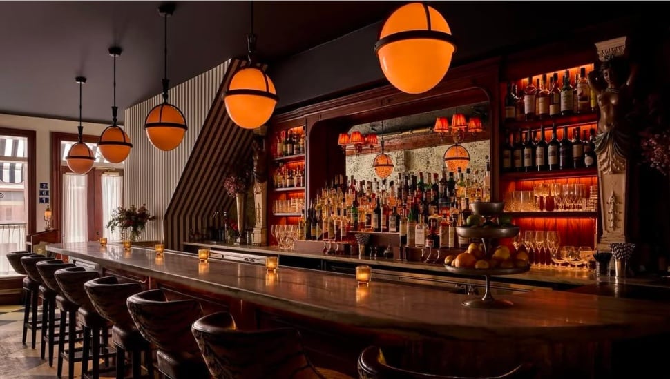 Inside The Lovers Bar in Philadelphia.