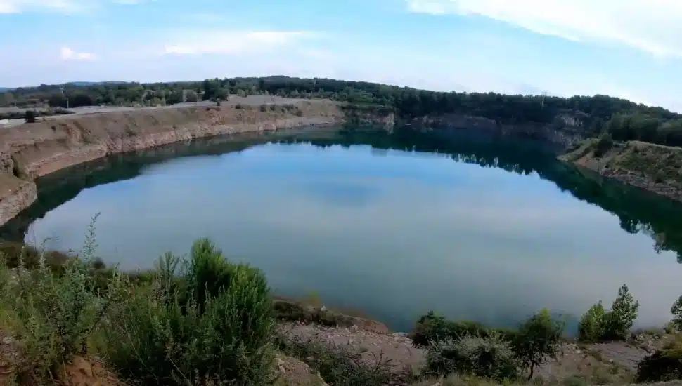 The former New Hope Crushed Stone and Lime Quarry on Phillips Mill Road.