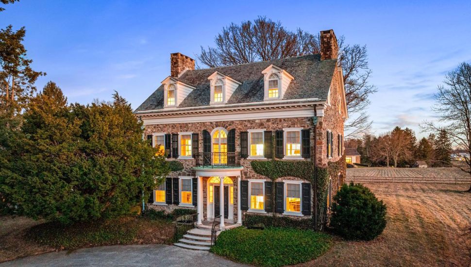 The Hopelands property at 705 Church Road, located on the former Ardrossan Estate in Radnor.