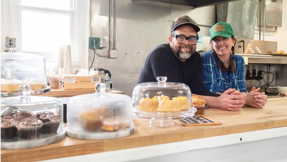 Owner Tony Artur with Chef Megan Loos