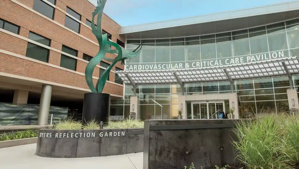 Doylestown Hospital's Cardiovascular & Critical Care Pavilion.