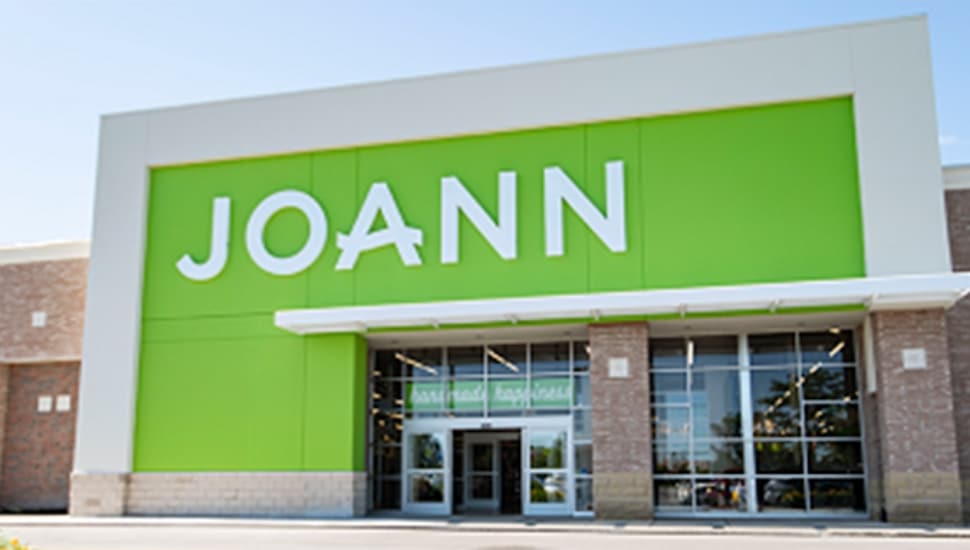 Joann storefront.