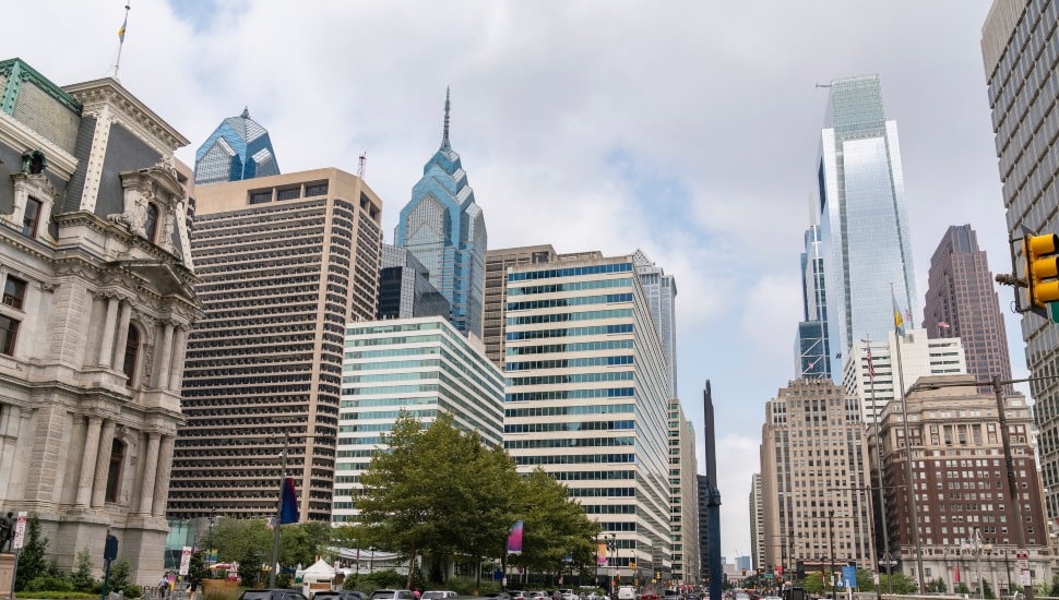 Philadelphia cityspace in downtown Philadelphia, a vibrant business and cultural district.