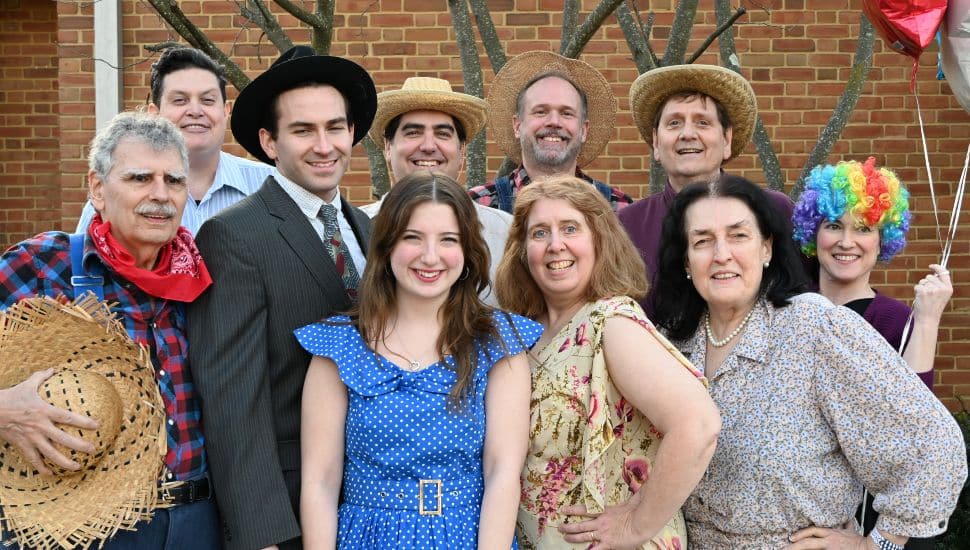 The Rose Valley Chorus and Orchestra cast for State Fair.