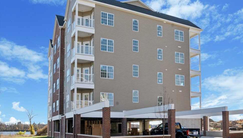 A part of the Radcliffe Court on the Delaware development.