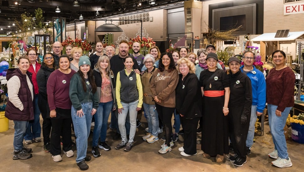 Floral Design Program students, alumni, and instructors.