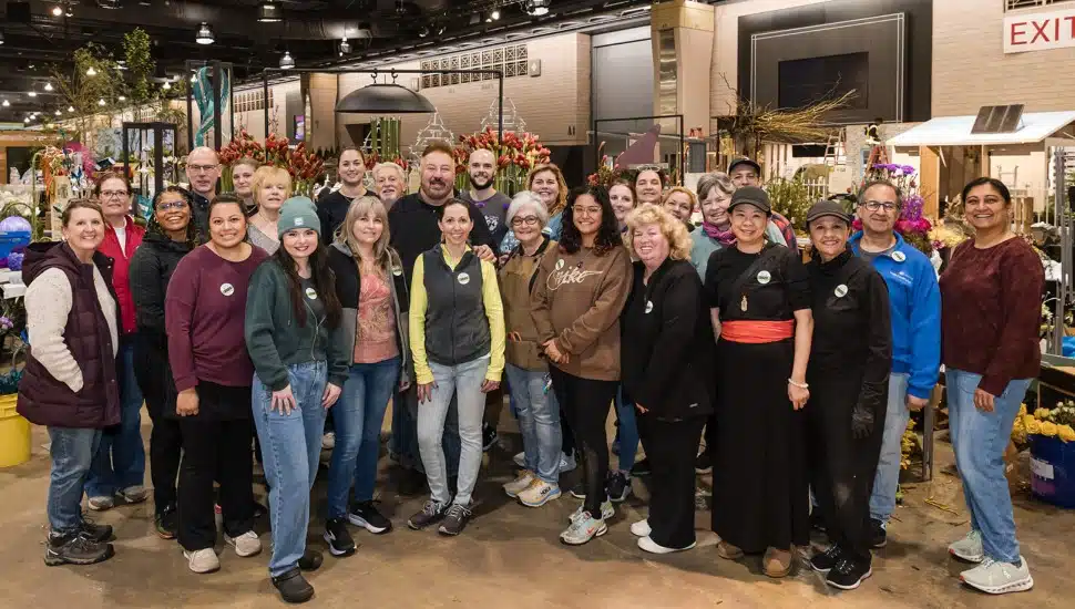 Floral Design Program students, alumni, and instructors.