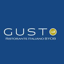Gusto Ristorante Italiano BYOB logo.