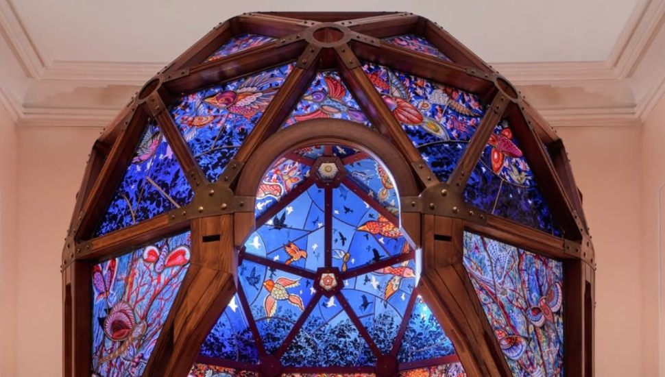 Judith Schaechter's Super/Natural stained glass dome.