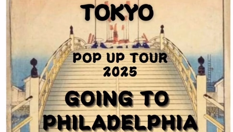 Poster for Nihonbashi Philly's pop-up tour coming to Philadelphia.