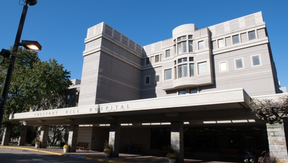 Chestnut Hill Hospital exterior.