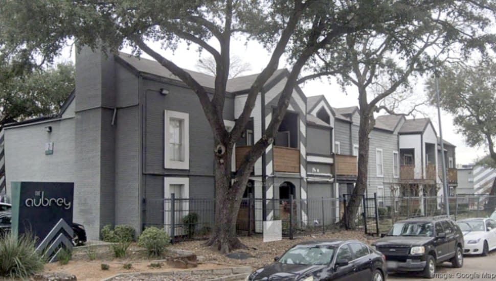 The Aubrey in Houston has 436 apartments as well as a business center, fitness center and dog park.