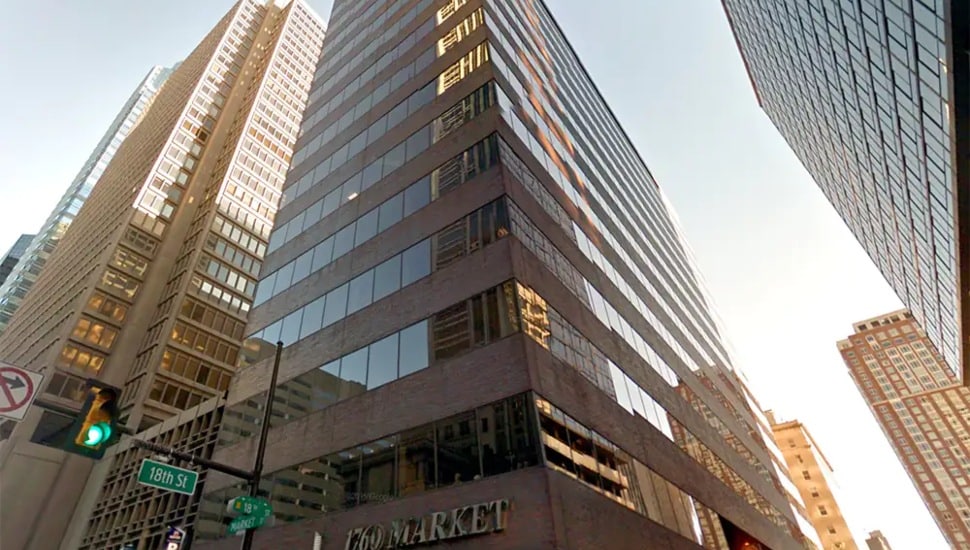 Exterior of 1760 Market Street.