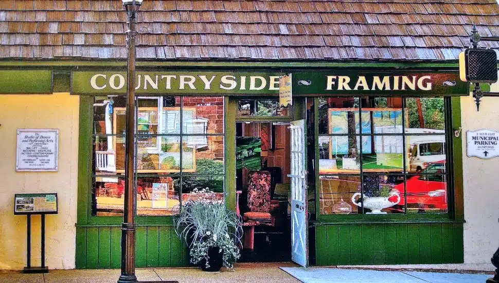 Exterior of Countryside Gallery.