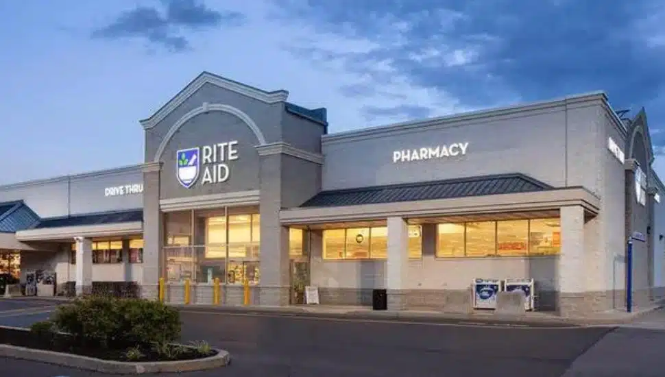 Exterior of a Rite Aid store.