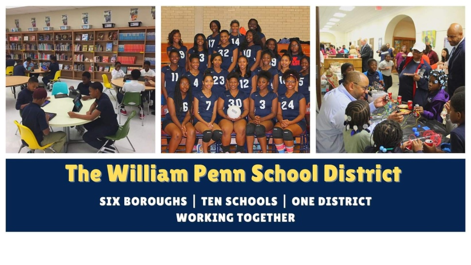 William Penn School District cover photos.