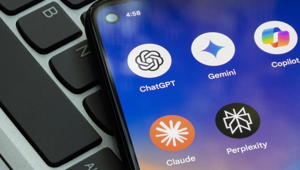 AI apps on phone's homescreen.