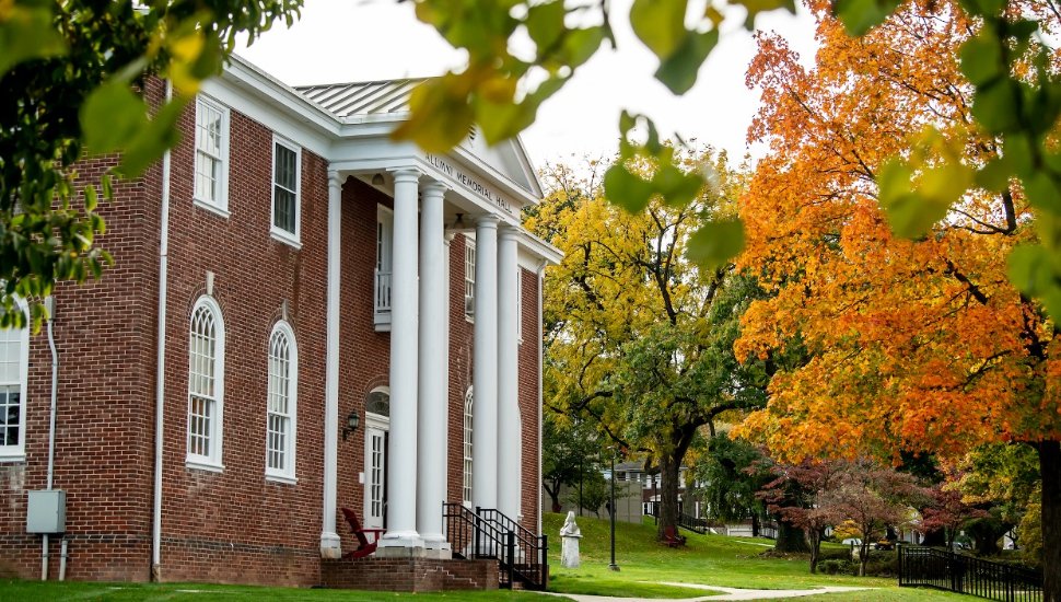 Exterior of building on Albright College campus.