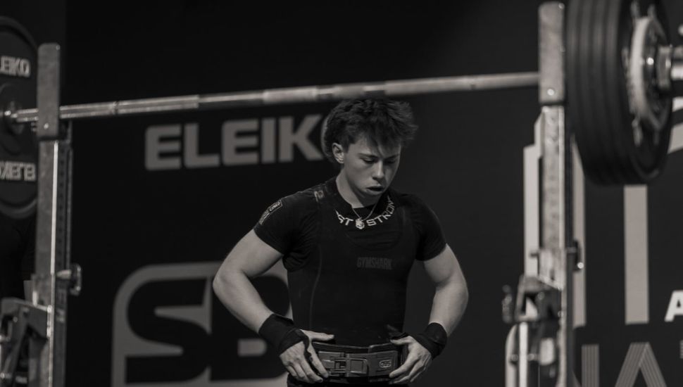 Braden Mertz at the Powerlifting Age Division Nationals in Reno, Nevada.