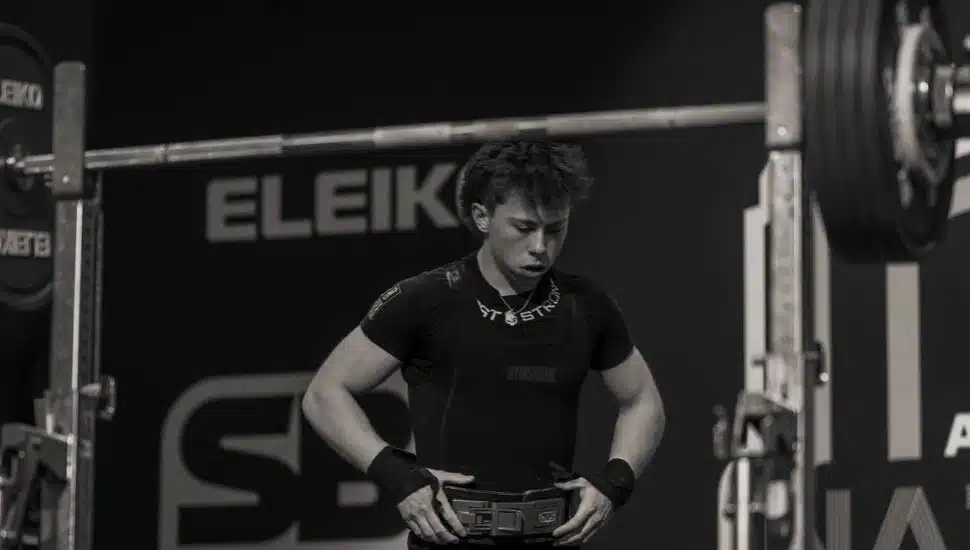 Braden Mertz at the Powerlifting Age Division Nationals in Reno, Nevada.