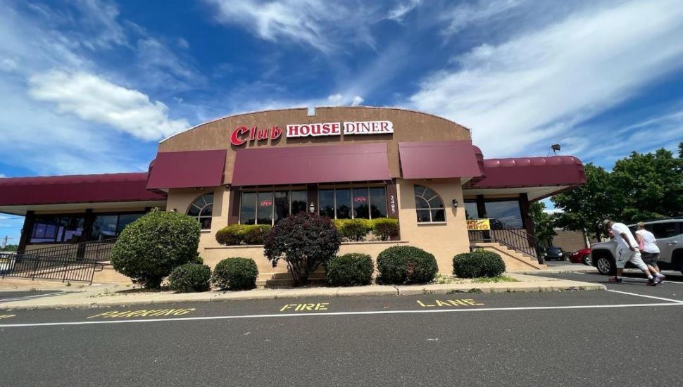 Exterior of Club House Diner.