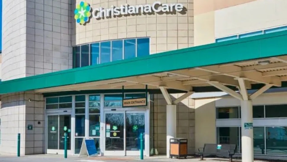 Exterior of ChristianaCare building.