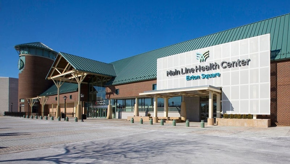 Exterior of Exton Square Mall.